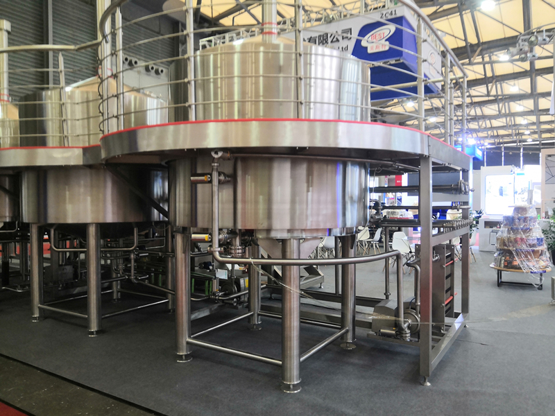 WEMAC 3000L 30HL Turnkey steam 4 vessels stainless brewhouse brewing system for sale ZXF